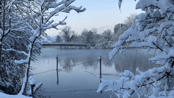 Winterlandschaft in Solothurn