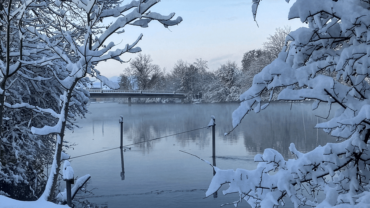 Winterlandschaft in Solothurn