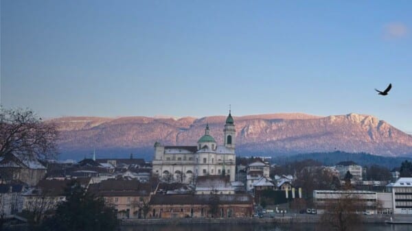 Altstadt Solothurn und Jura im Winter